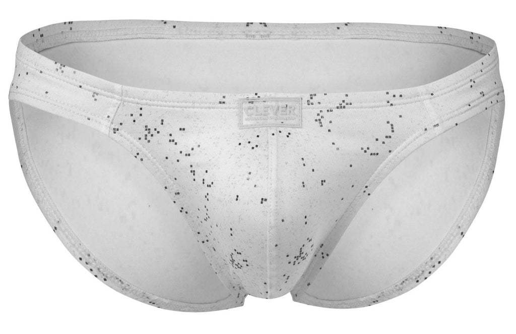 Clever Moda Men's Underwear 2039 Galaxy Briefs Color White