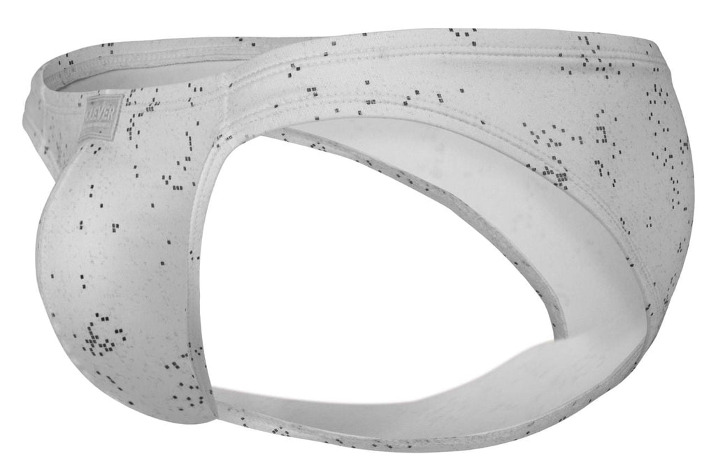 Clever Moda Men's Underwear 2039 Galaxy Briefs Color White