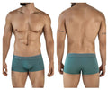 Clever Moda Men's Underwear 2042 Mendoza Trunks Color Green