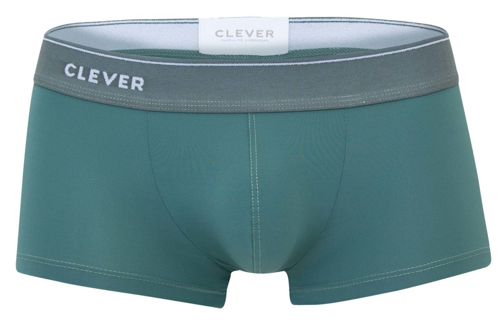 Clever Moda Men's Underwear 2042 Mendoza Trunks Color Green