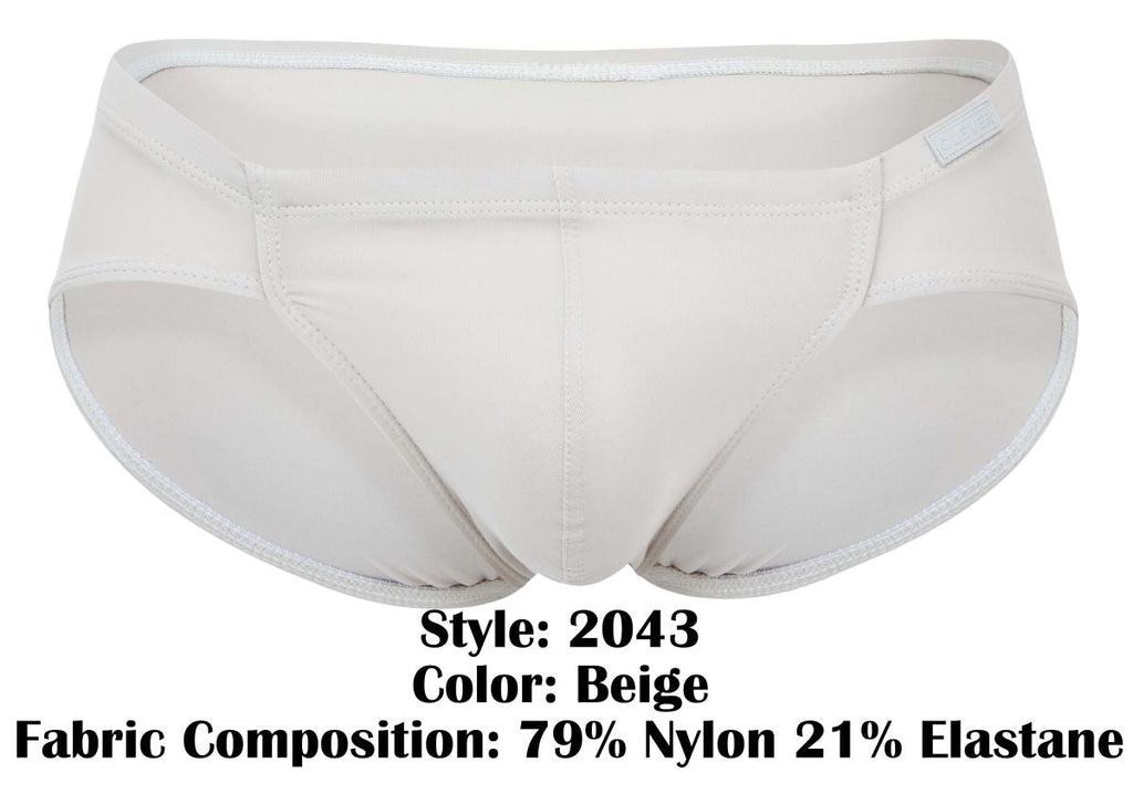 Clever Moda Men's Underwear 2043 Mendoza Briefs Color Beige