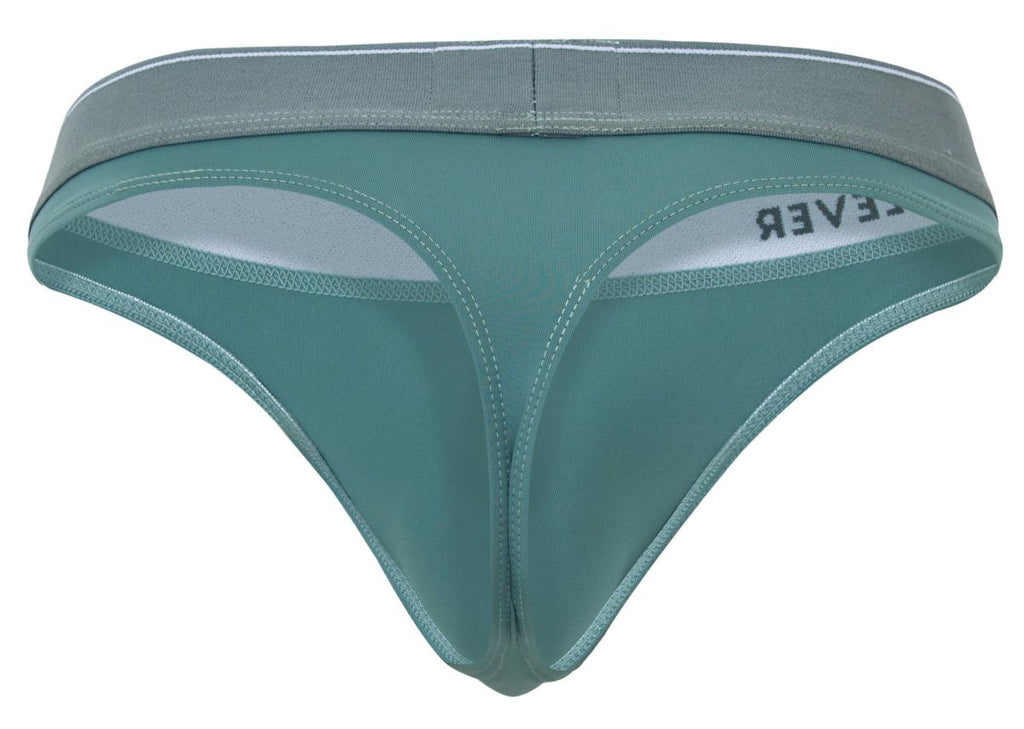 Clever Moda Men's Underwear 2044 Mendoza Thongs Color Green