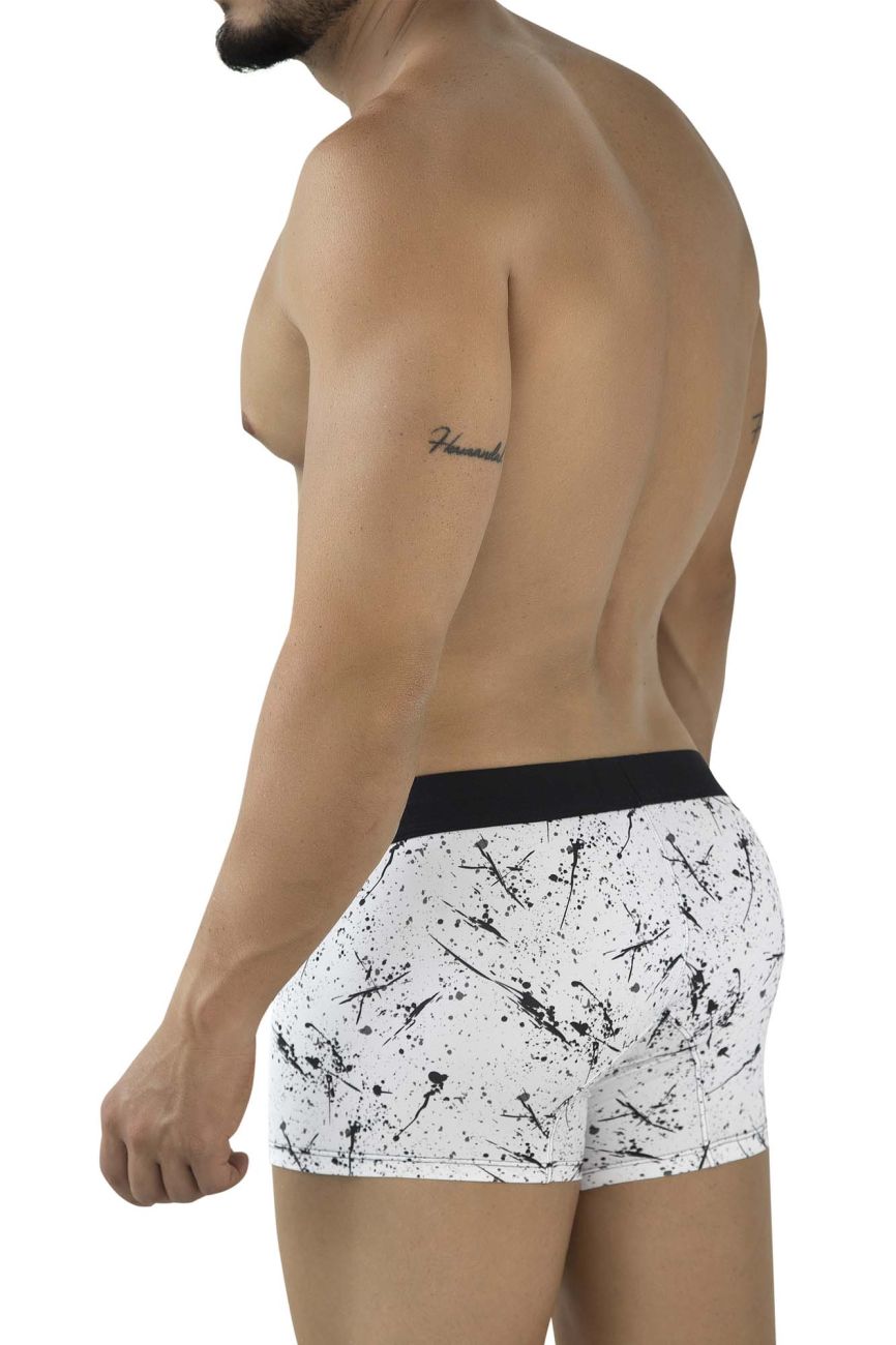 Clever Moda Men's Underwear 2050 Brochazos Trunks Color Black