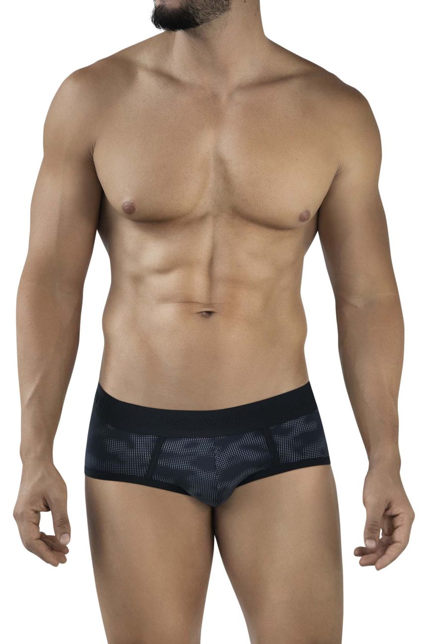 Clever Moda Men's Underwear 2053 Militar Briefs Color Black