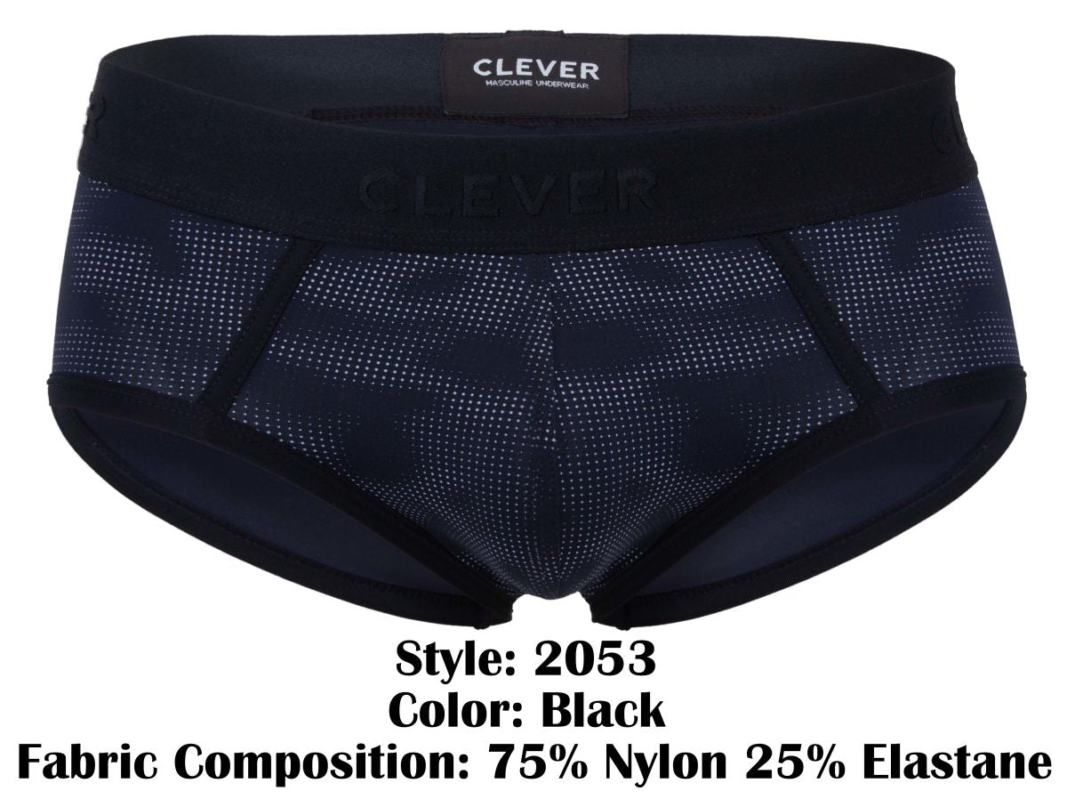 Clever Moda Men's Underwear 2053 Militar Briefs Color Black