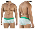 Clever Moda Men's Underwear 2056 Maze Trunks Color Green