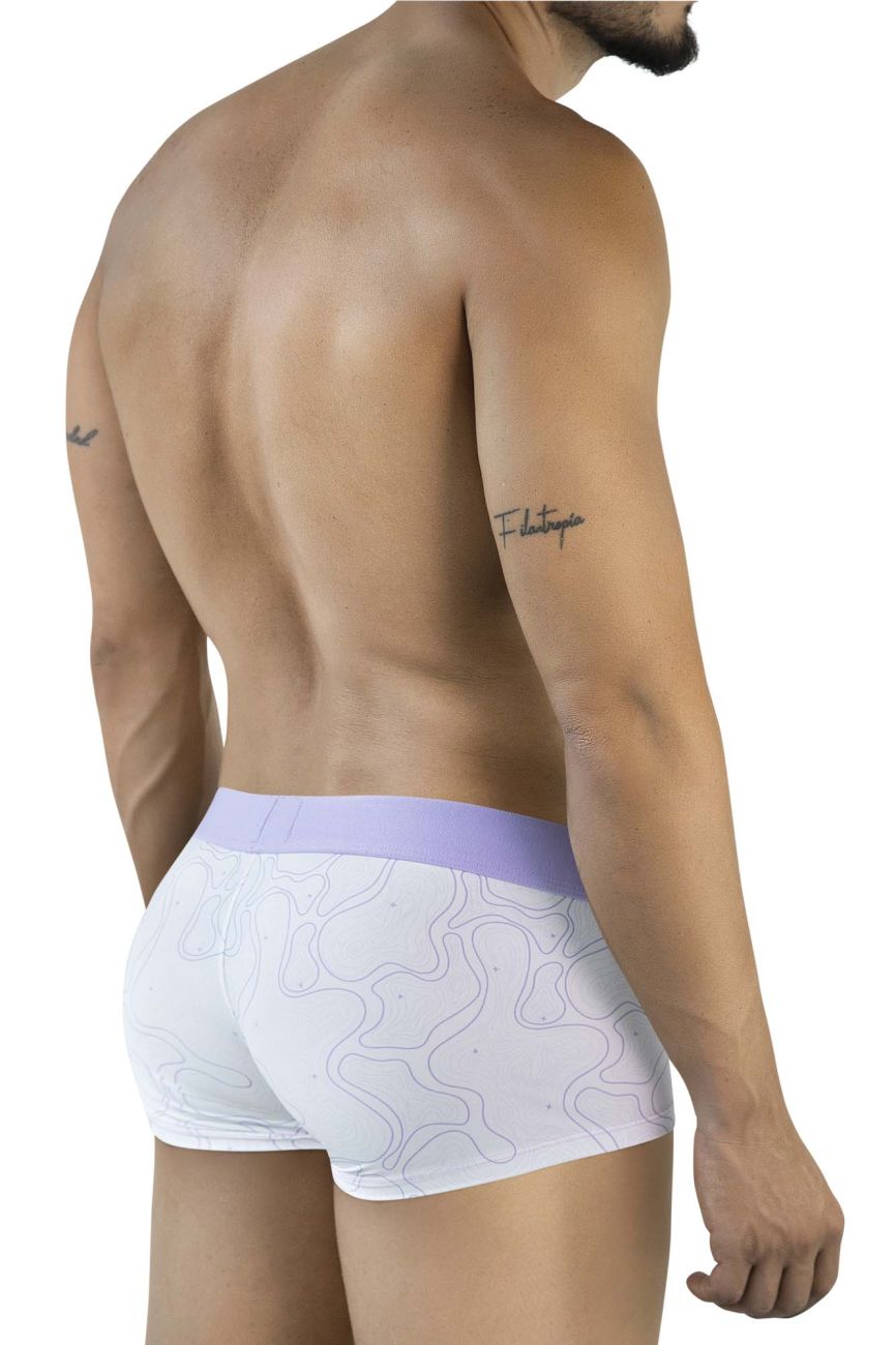 Clever Moda Men's Underwear 2056 Maze Trunks Color Lilac