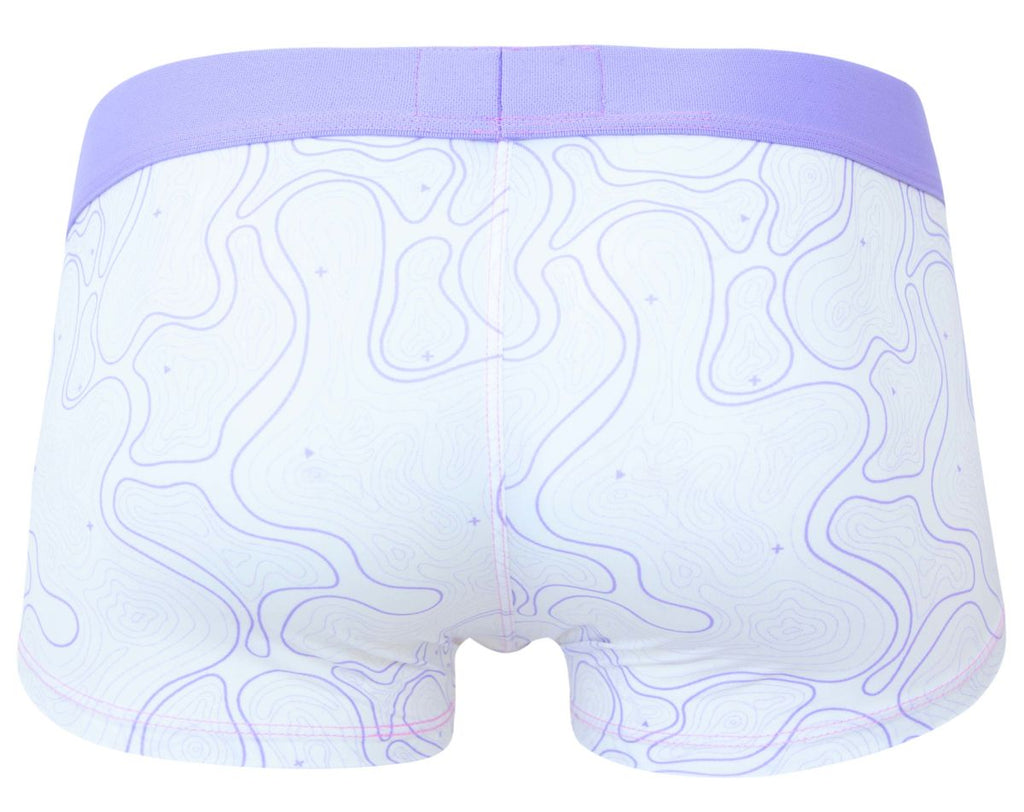 Clever Moda Men's Underwear 2056 Maze Trunks Color Lilac