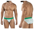 Clever Moda Men's Underwear 2057 Maze Bikini Color Green