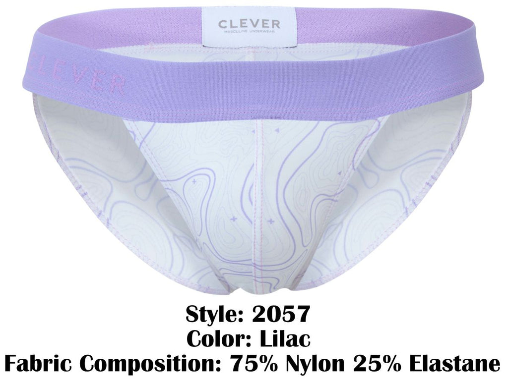Clever Moda Men's Underwear 2057 Maze Bikini Color Lilac