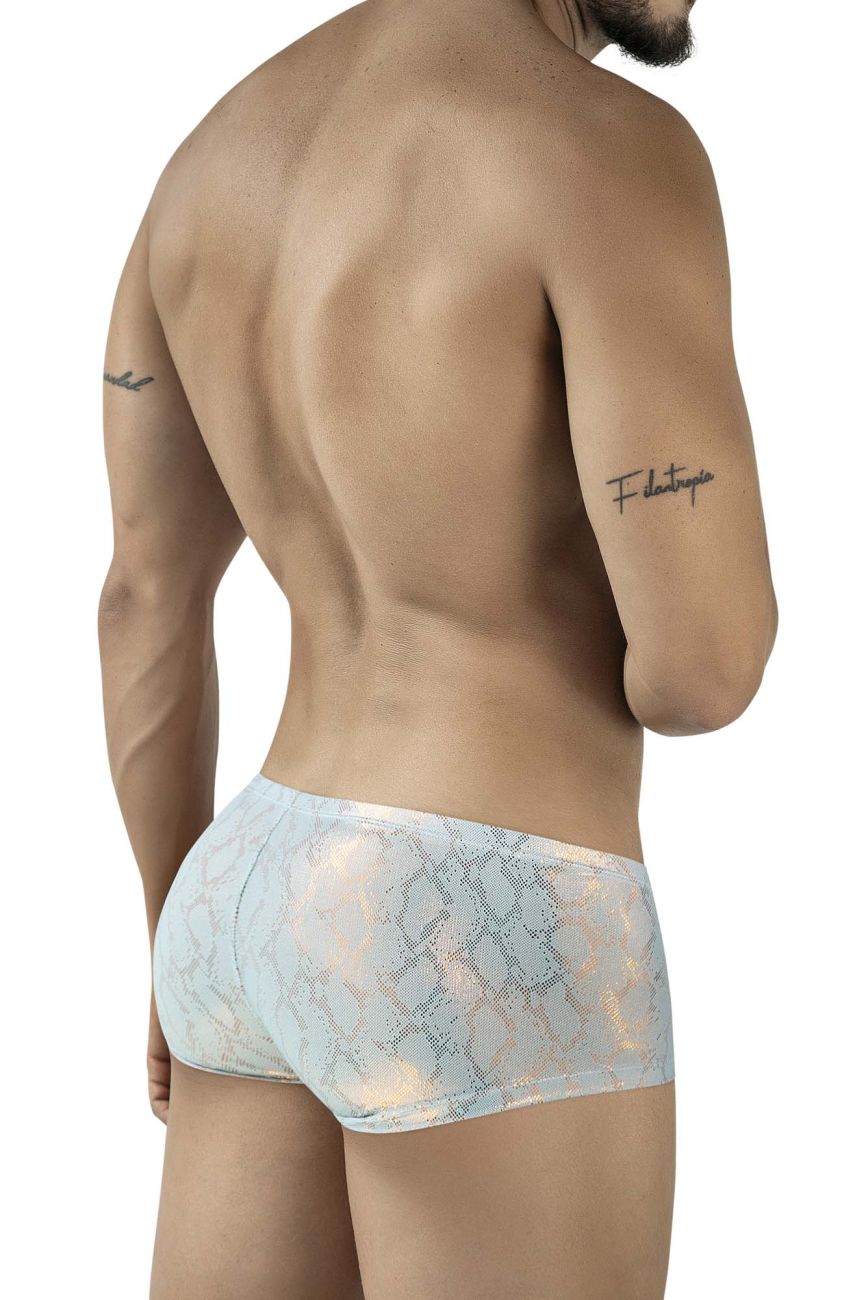 Clever Moda Men's Underwear 2061 Diamond Trunks Color Blue