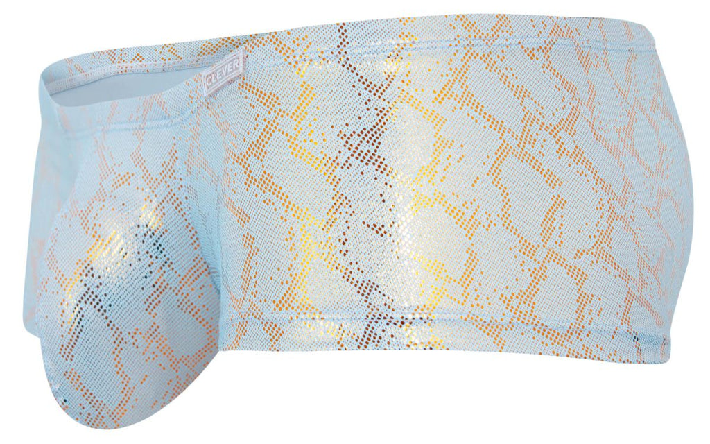 Clever Moda Men's Underwear 2061 Diamond Trunks Color Blue