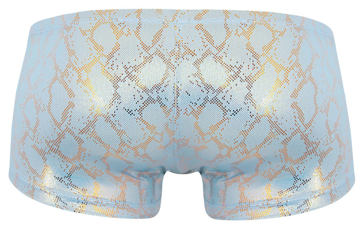 Clever Moda Men's Underwear 2061 Diamond Trunks Color Blue