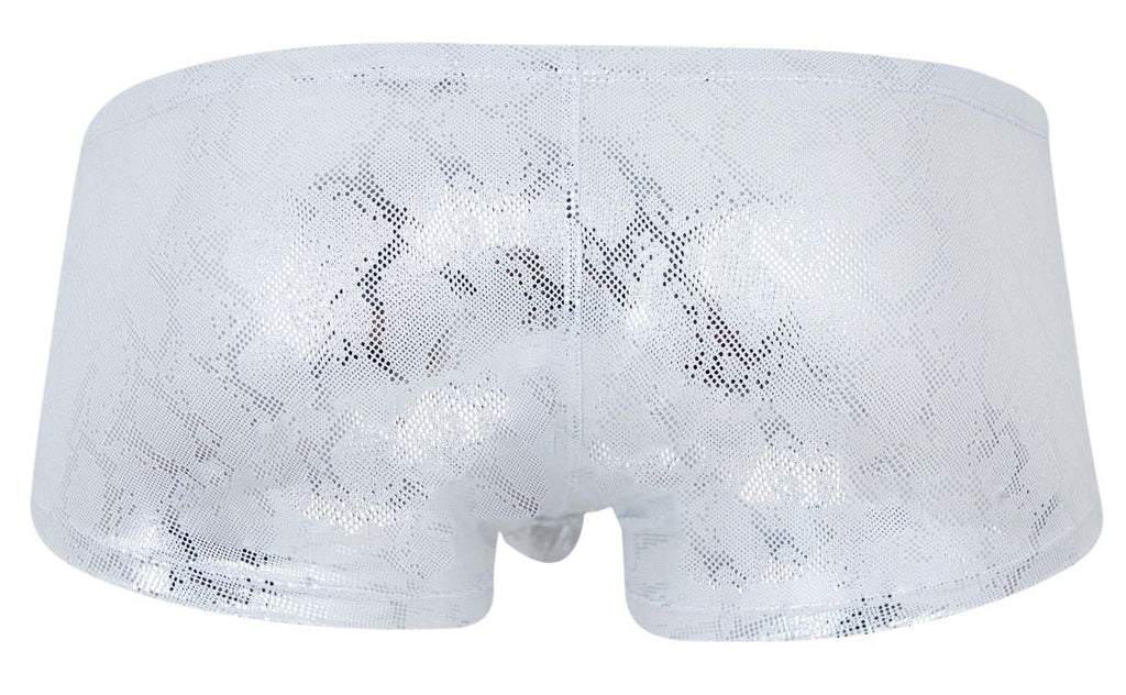 Clever Moda Men's Underwear 2061 Diamond Trunks Color Silver