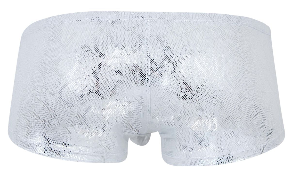 Clever Moda Men's Underwear 2061 Diamond Trunks Color Silver