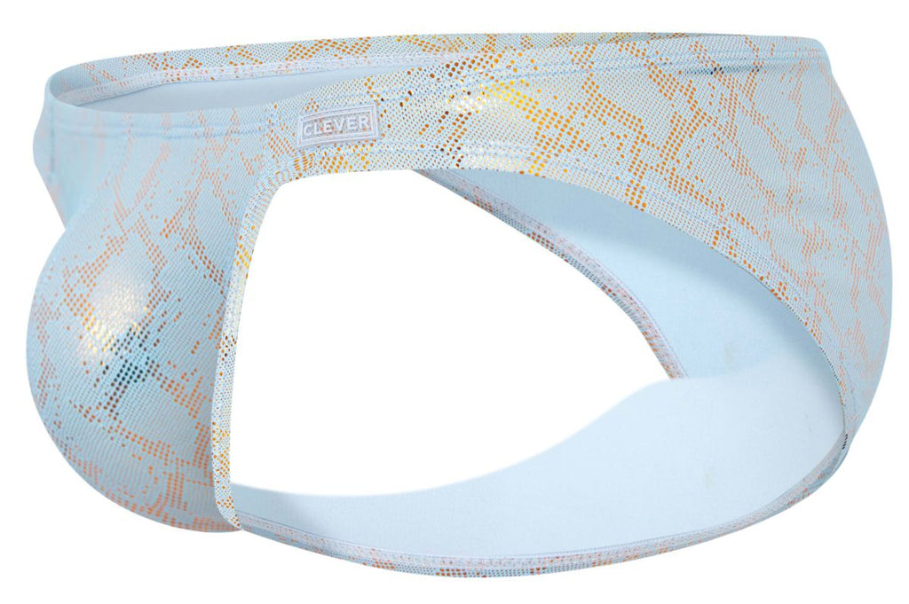 Clever Moda Men's Underwear 2062 Diamond Briefs Color Blue