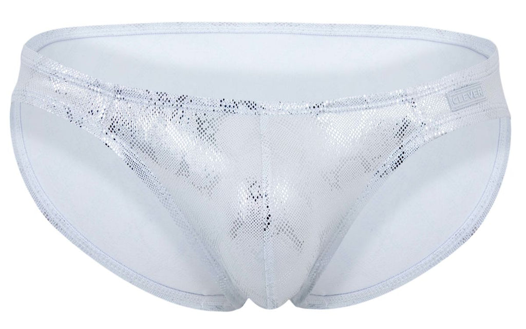 Clever Moda Men's Underwear 2062 Diamond Briefs Color Silver