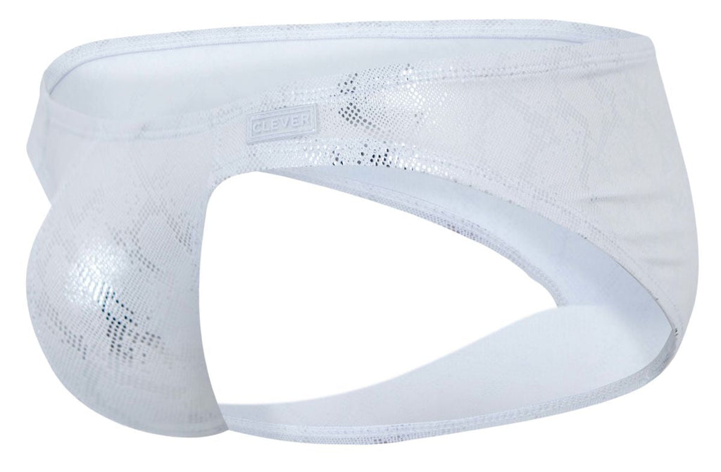 Clever Moda Men's Underwear 2062 Diamond Briefs Color Silver