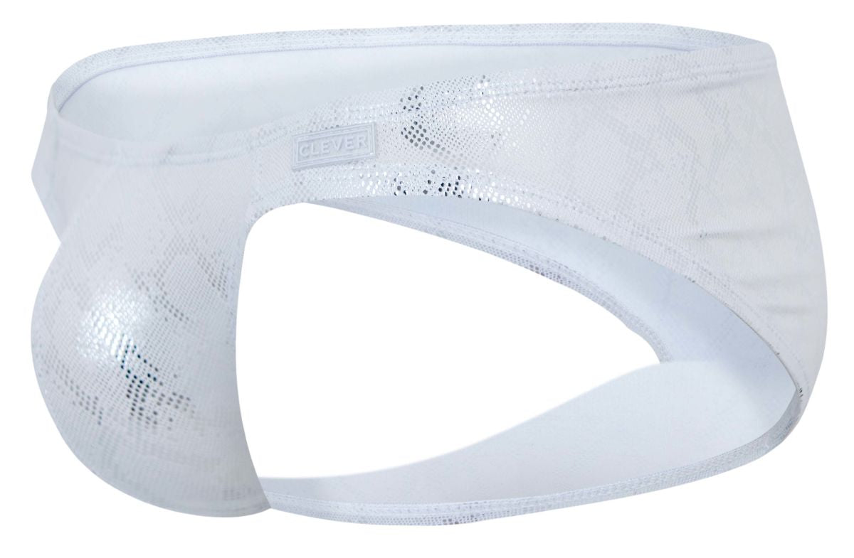Clever Moda Men's Underwear 2062 Diamond Briefs Color Silver