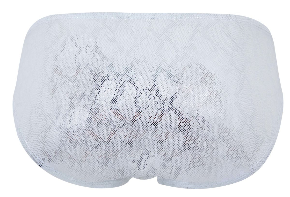 Clever Moda Men's Underwear 2062 Diamond Briefs Color Silver