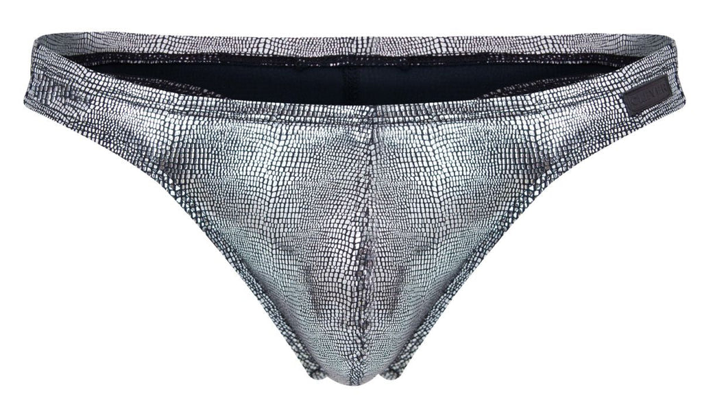 Clever Moda Men's Underwear 2072 Sparkles Thongs Color Black