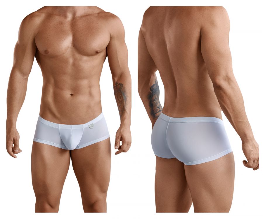 Clever Moda Men's Underwear 2373 Australian Latin Boxer Briefs Color White