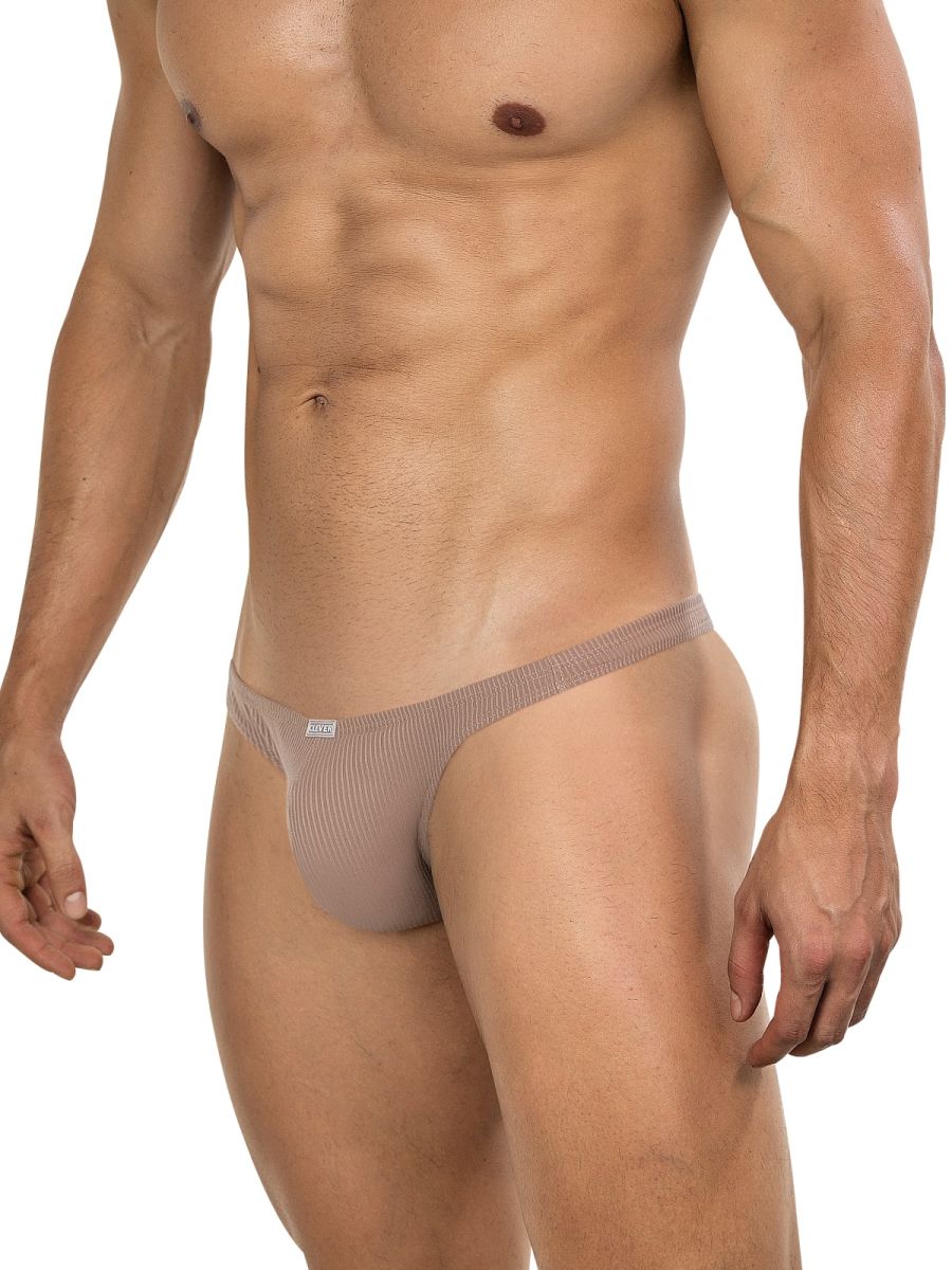 Clever Moda Men's Underwear 26021 Apolo Thongs Color Sand