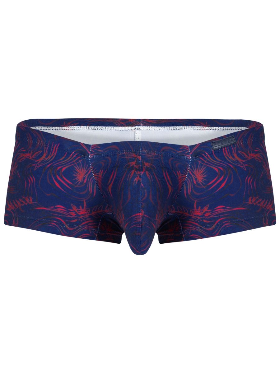 Clever Moda Men's Underwear 26027 Helion Trunks Color Blue