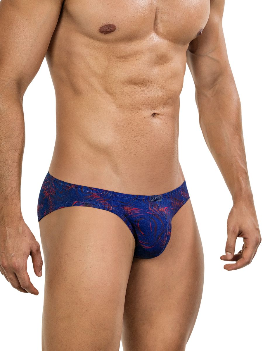 Clever Moda Men's Underwear 26029 Helion Bikini Color Blue
