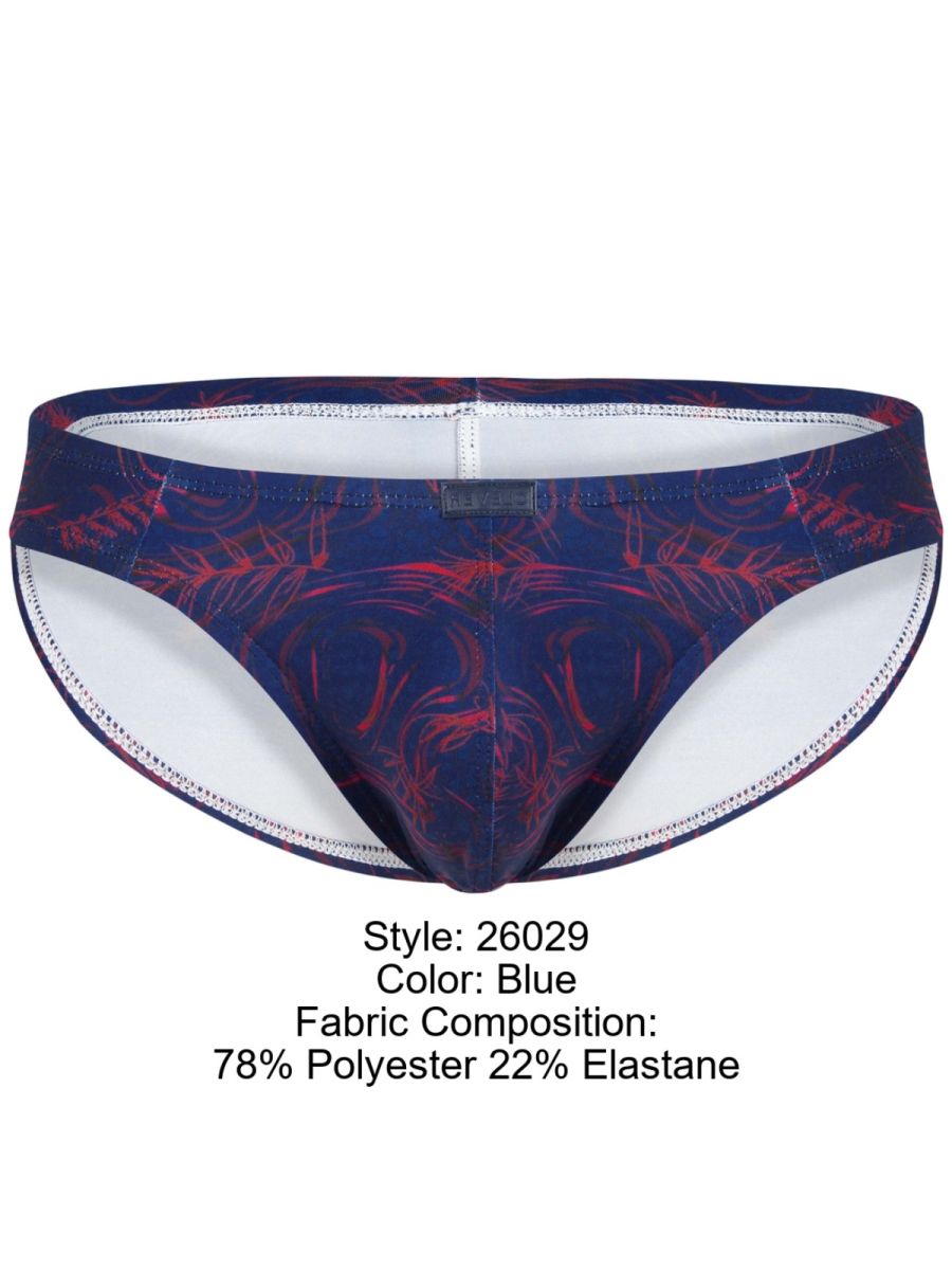 Clever Moda Men's Underwear 26029 Helion Bikini Color Blue