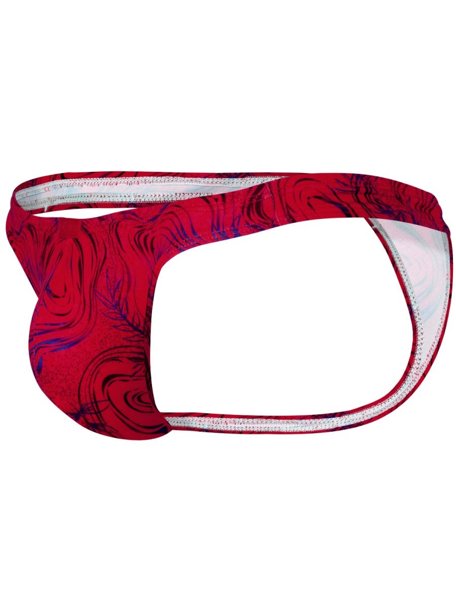 Clever Moda Men's Underwear 26030 Helion Thongs Color Red