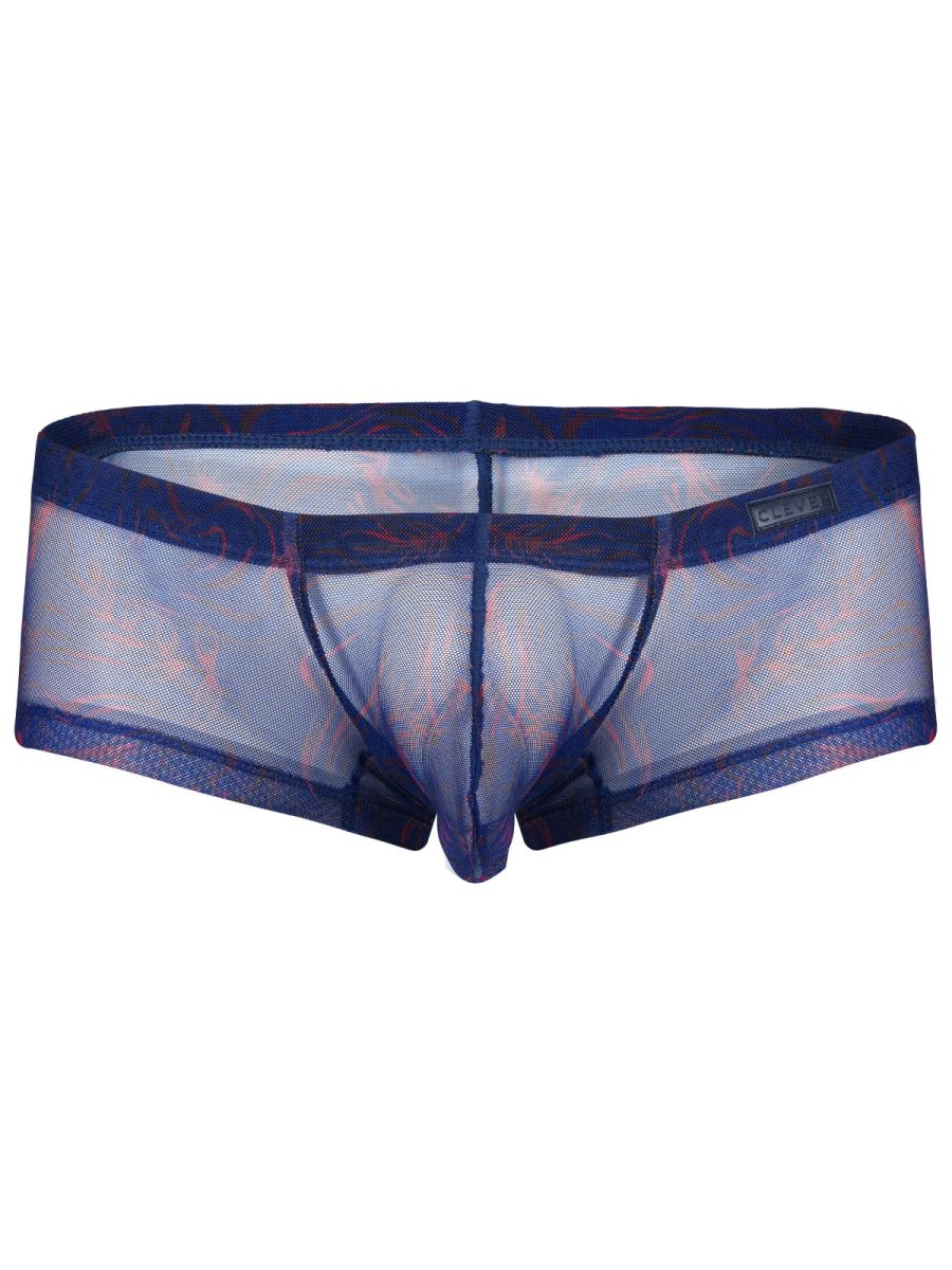 Clever Moda Men's Underwear 26033 Calipso Trunks Color Blue