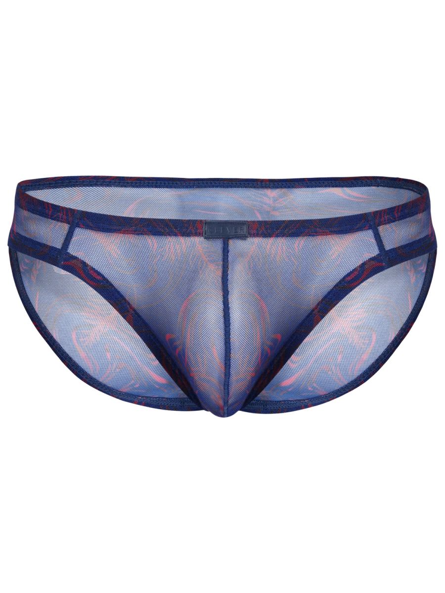 Clever Moda Men's Underwear 26035 Calipso Bikini Color Blue