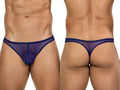Clever Moda Men's Underwear 26037 Calipso Thongs Color Blue