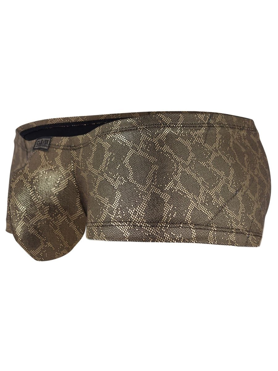 Clever Moda Men's Underwear 26042 Atlas Trunks Color Gold