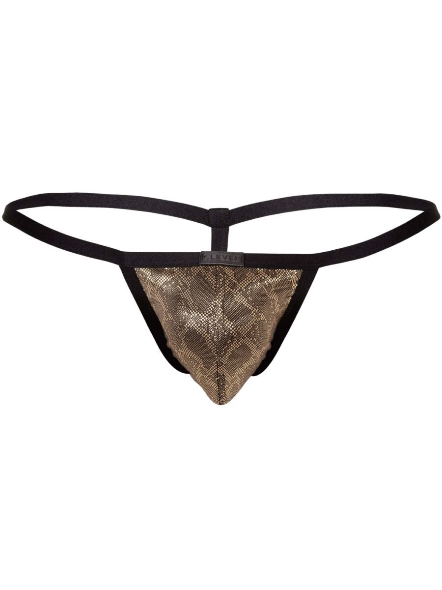 Clever Moda Men's Underwear 26046 Atlas G-String Color Gold