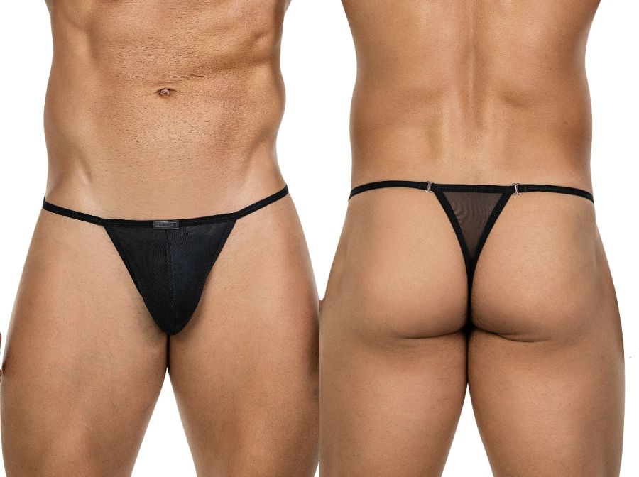 Clever Moda Men's Underwear 26058 Eos Thongs Color Black