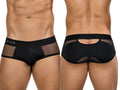 Clever Moda Men's Underwear 26059 Tanatos Briefs in Bold Black