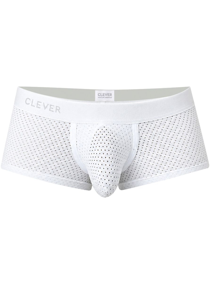 Clever Moda 26181 Men's Underwear Ulises Trunks Color White
