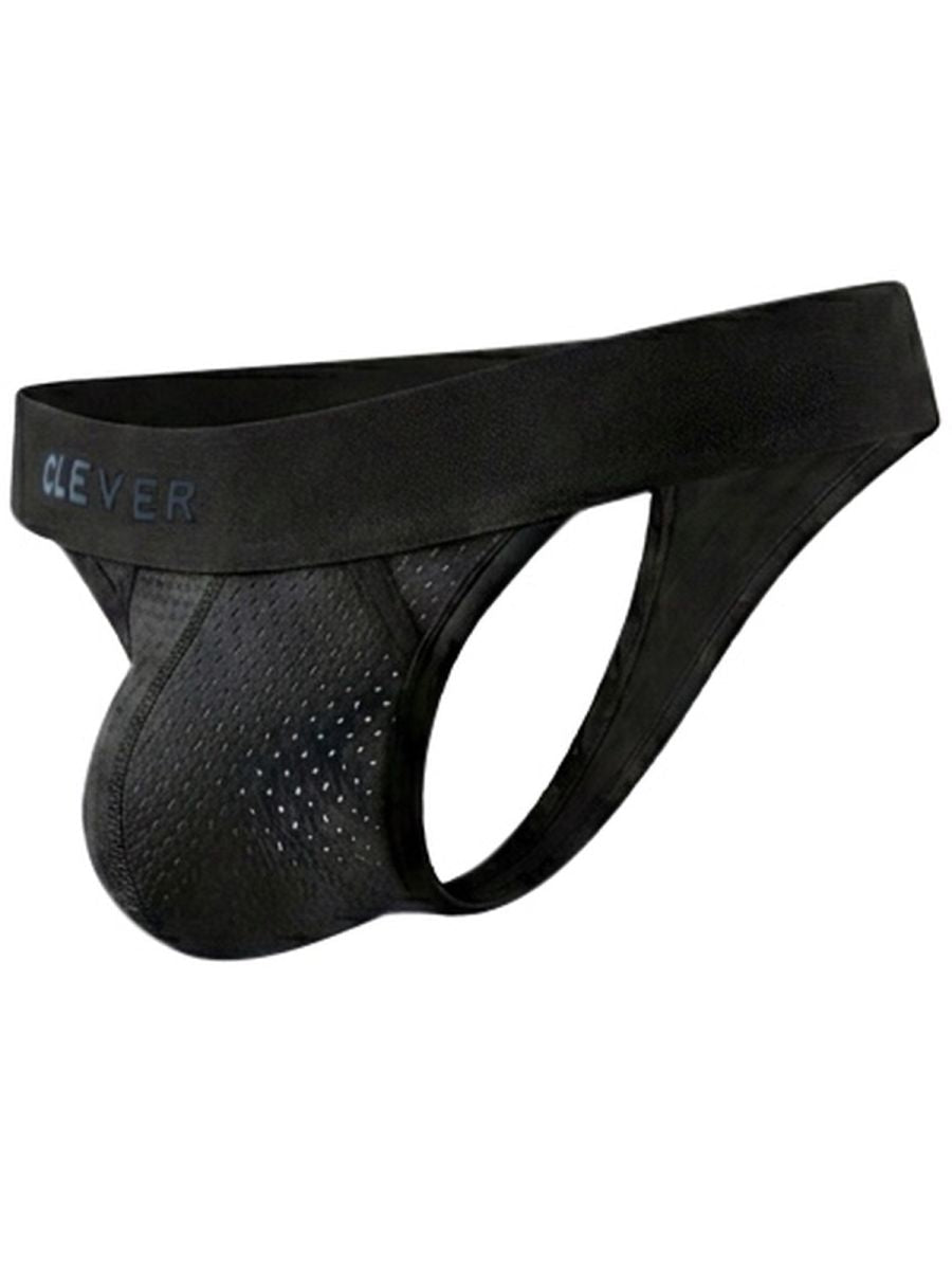 Clever Moda 26192 Men's Underwear Ulises Thongs Stylish Ergonomic Fit Color Black