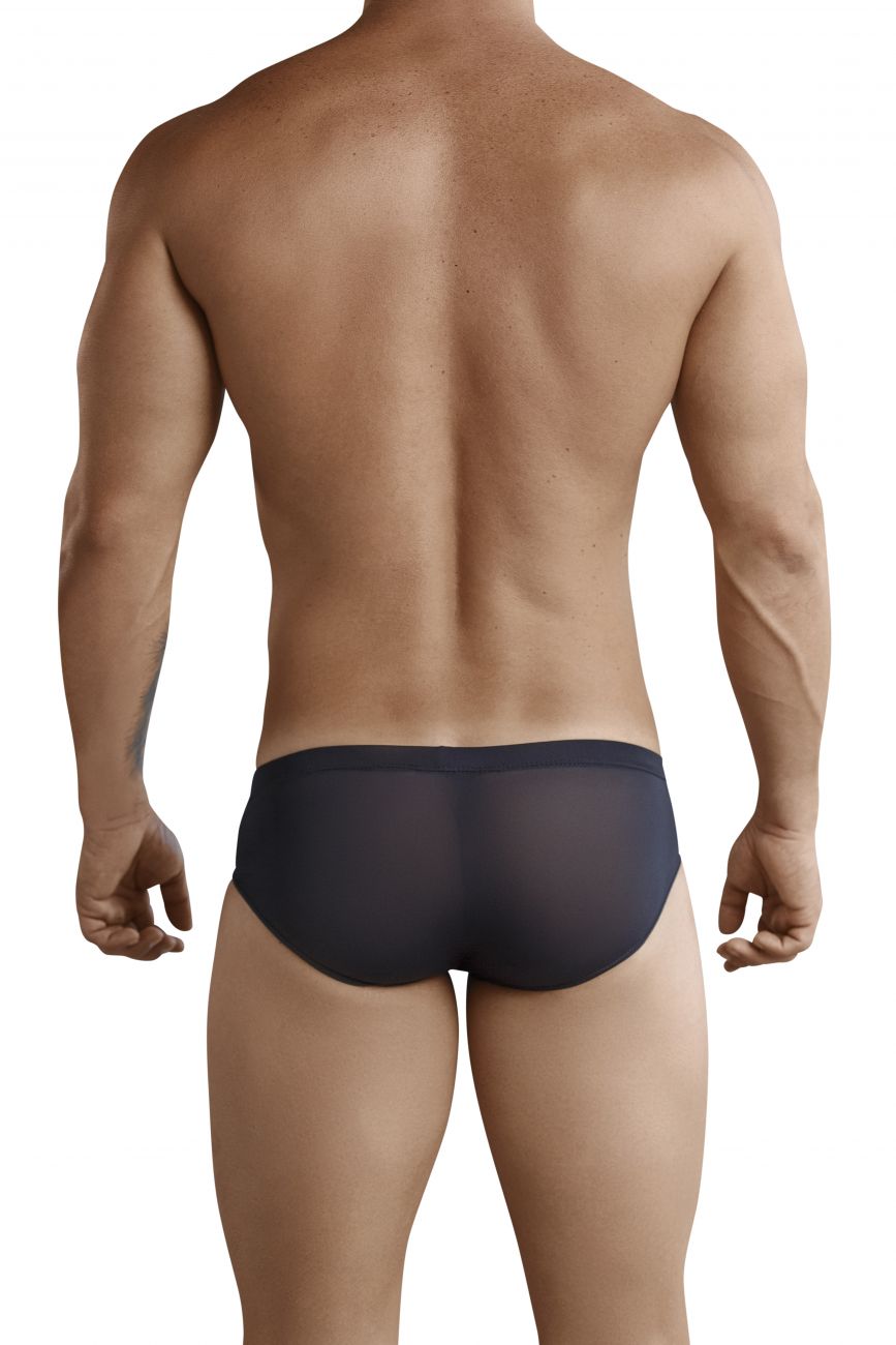 Clever Moda Men's Underwear 519940 2PK Australian Briefs Color Black-White
