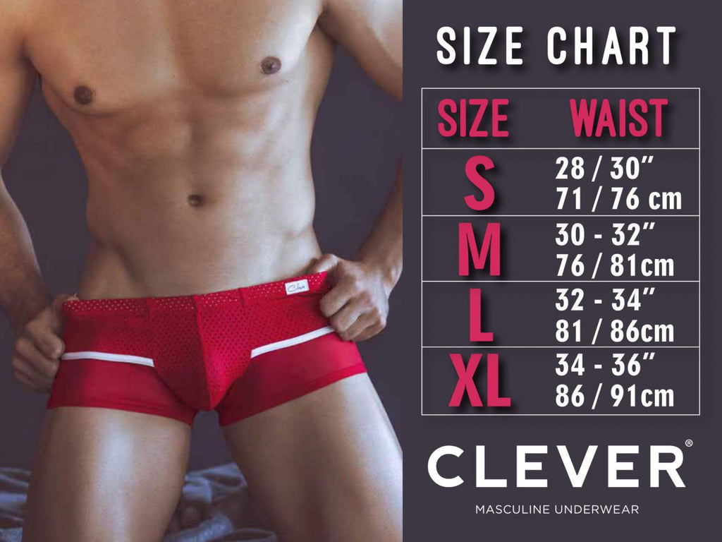 Clever Moda Men's Underwear 5373 Australian Latin Briefs Color Black
