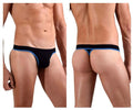 Doreanse Men's Underwear 1012-BLK Borderline Thongs Color Black