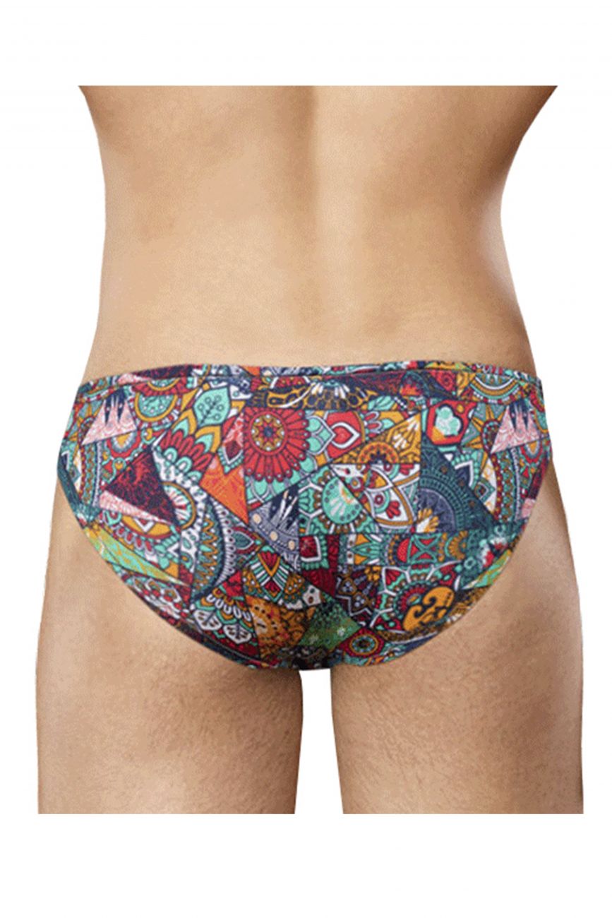 Doreanse Men's Underwear 1217-PRN Groovy Bikini Color Printed