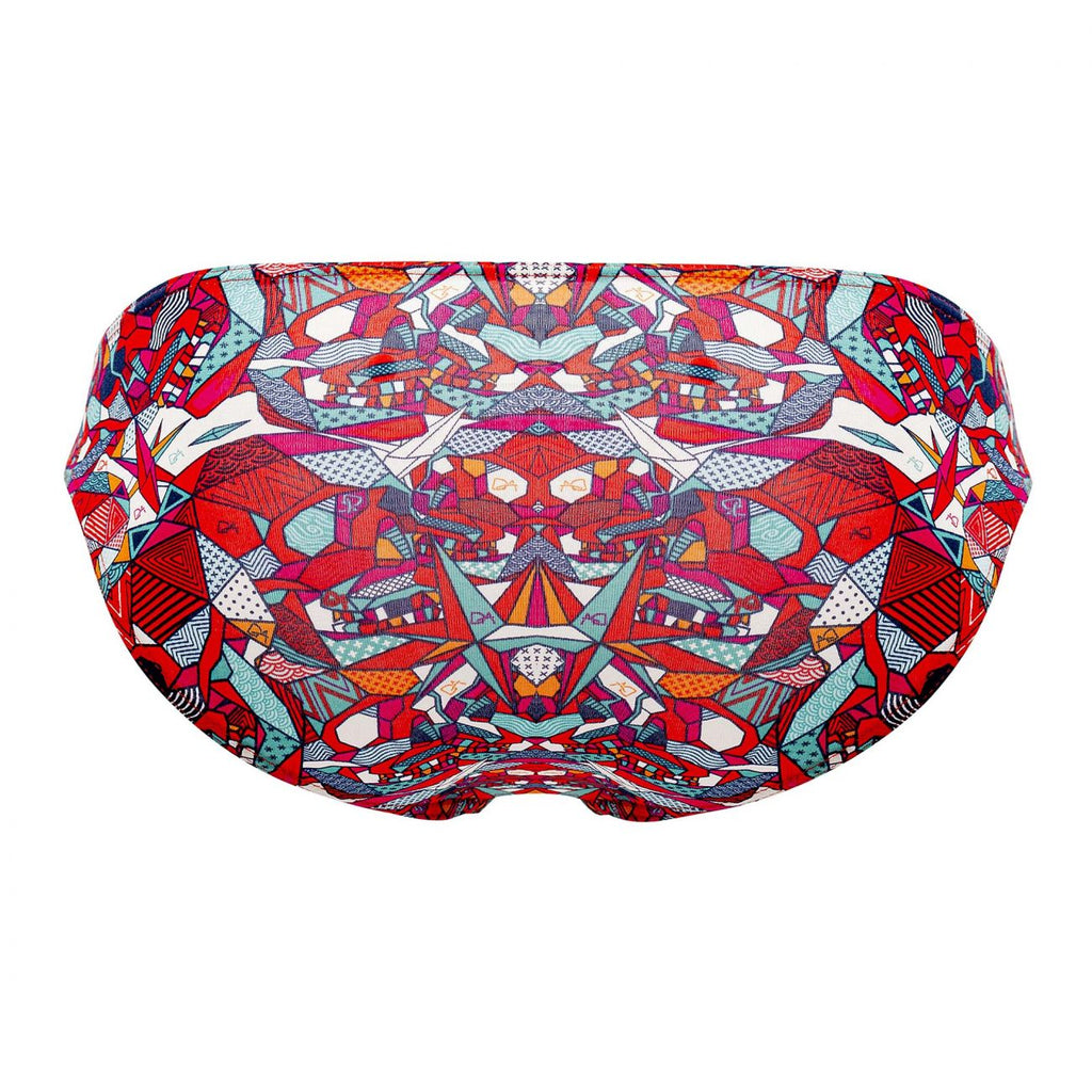 Doreanse Men's Underwear 1243-PRN Pop Art Bikini Color Printed