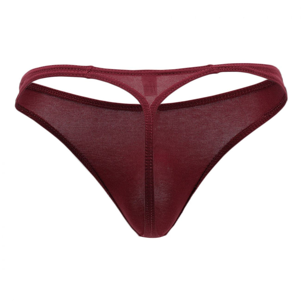 Doreanse Men's Underwear 1280-BRD Hang-loose Thong Color Bordeaux