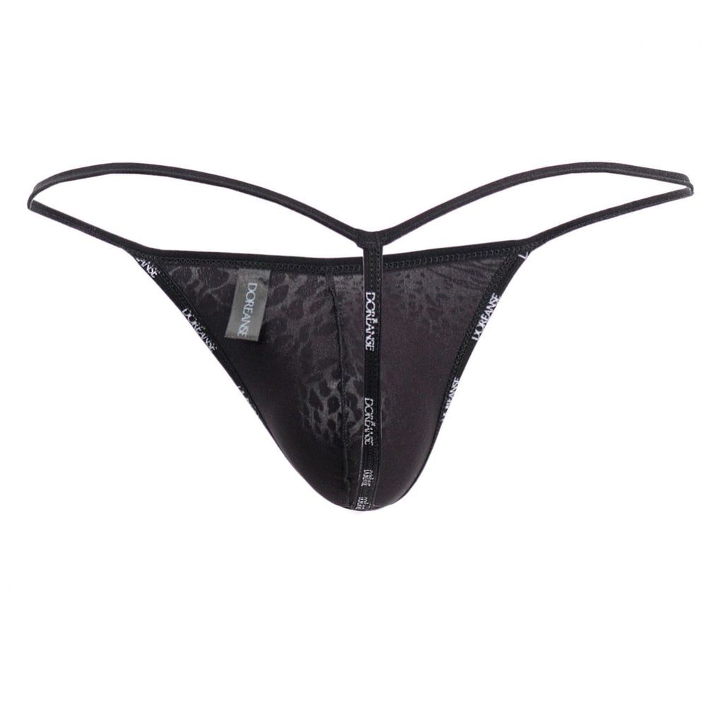 Doreanse Men's Underwear 1326-PAN Flashy G-String Color Black Panther