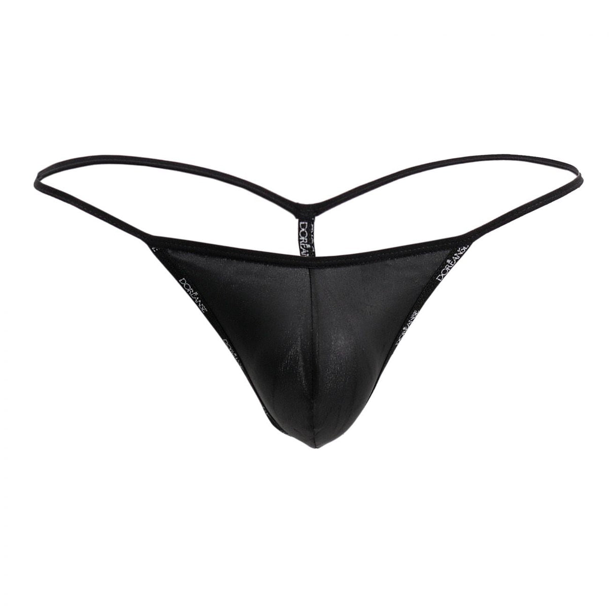 Doreanse Men's Underwear 1326-SBK Flashy G-String Color Space Black