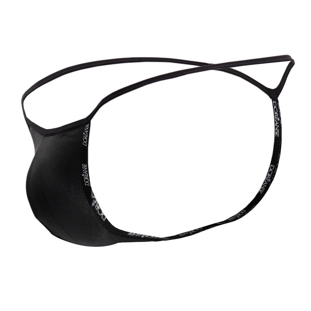 Doreanse Men's Underwear 1326-SBK Flashy G-String Color Space Black