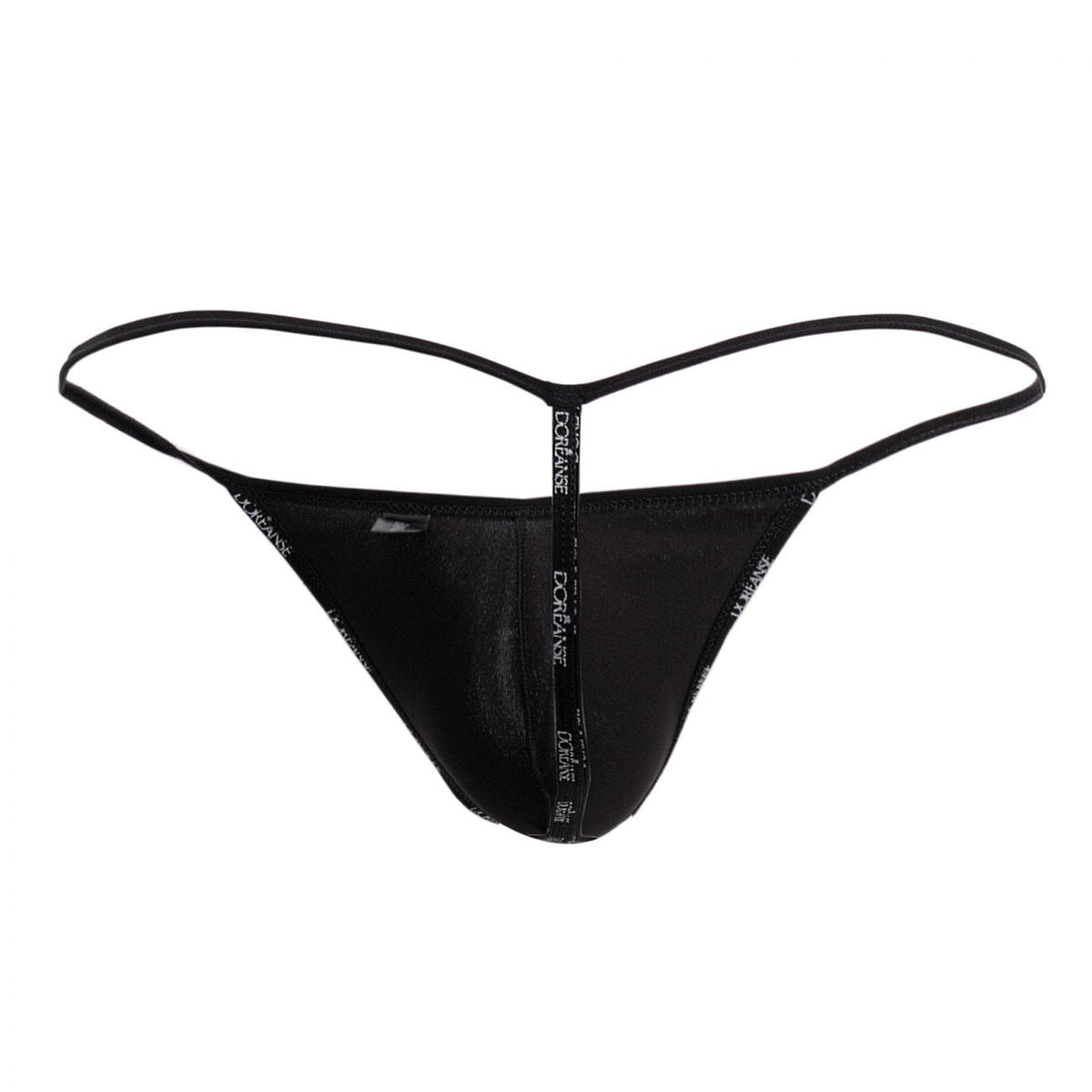 Doreanse Men's Underwear 1326-SBK Flashy G-String Color Space Black